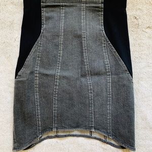 Helmut Lang NWT Panel Denim skirt